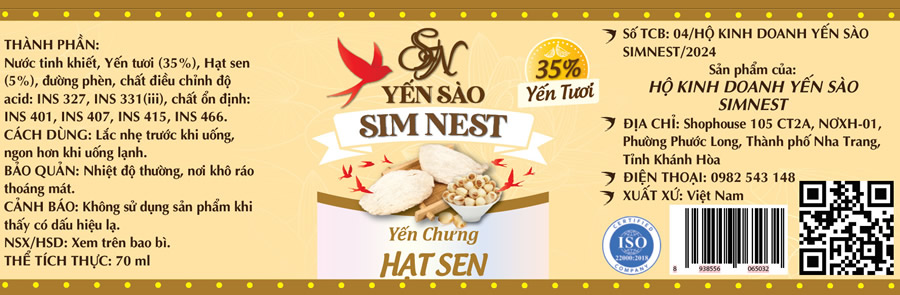 Chè Yến hạt sen